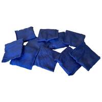 Cotton Throwing Bean Bags - Blue (Pack of 10)