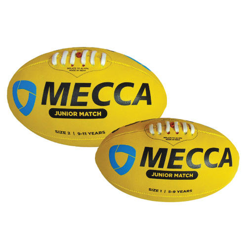 Mecca Synthetic AFL Football - Yellow