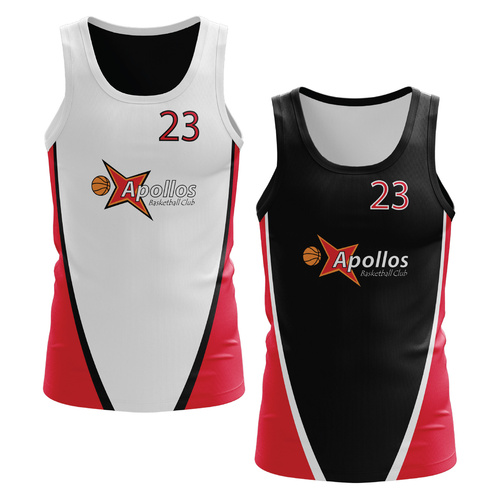 Sublimated Reversible Basketball Jersey - 100% Recycled Polyester