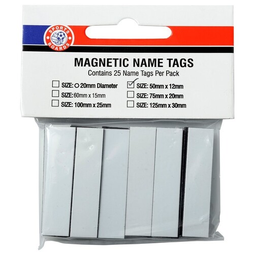 Sports Boards - Standard Magnets - 50x12mm (Pack 25)