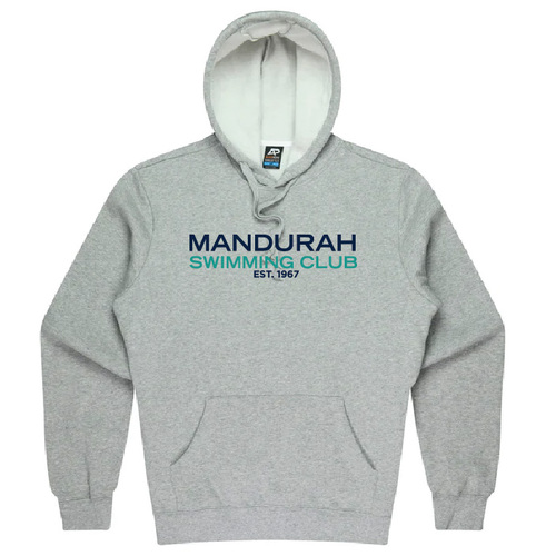 Mandurah SC Hoodie - Grey Marle (Orders Close Midnight 30th March)