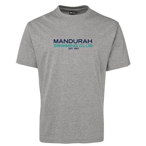 Mandurah SC Tee - Grey Marle (Orders Close Midnight 30th March)