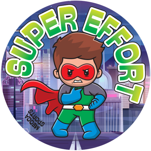 Super Effort Superhero Sticker - Pack of 60