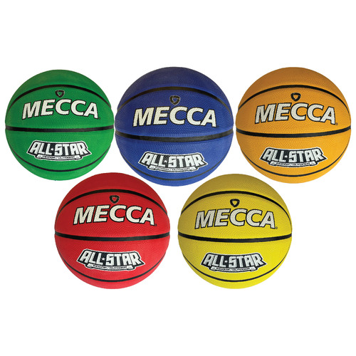 Mecca Allstar Rubber Basketball - Size 6