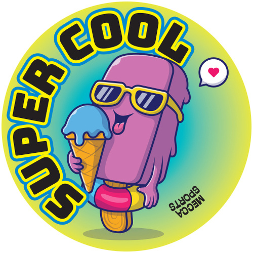 Super Cool Ice Cream Sticker